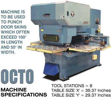 Octo Machine Specifications
